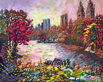 Central Park Lake; 16x20