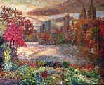 Central Park Lake; 48x60