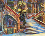 L'escalier; 14x18